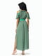 Платье зеленое с принтом | 5136799 | фото 6