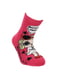 Шкарпетки рожеві з малюнком | 5139334