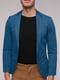 Пиджак синий в рисунок | 2435010 | фото 3