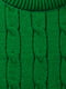 Джемпер зеленый с узором | 5140364 | фото 4