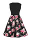 Сукня чорна в квітковий принт | 5154132 | фото 2