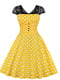 Сукня жовта в горошок | 5154208