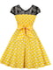 Сукня жовта в горошок | 5154208 | фото 2