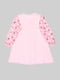 Сорочка нічна рожева в принт | 5163554 | фото 2