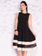 Платье черно-бежевое | 5165231 | фото 4