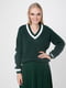 Пуловер смарагдового кольору | 5173541