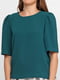 Блуза темно-зеленая | 5176493 | фото 3