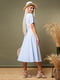 Сукня блакитна в смужку | 5179579 | фото 4