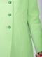 Пальто кольору зеленого яблука | 5179978 | фото 4