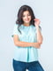 Блуза ментолового кольору  | 5193969 | фото 5