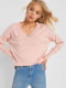 Пуловер розовый | 5203228