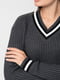 Пуловер темно-серый | 5217203 | фото 4