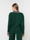 Пуловер темно-зеленый | 5217204 | фото 3
