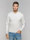Пуловер светло-серый | 5216229