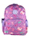 Рюкзак фиолетовый с принтом | 5219763