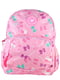 Рюкзак розовый с принтом | 5219764