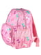 Рюкзак розовый с принтом | 5219764 | фото 2