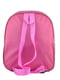 Рюкзак розовый с принтом | 5219770 | фото 2