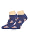 Шкарпетки сині з малюнком | 5225882