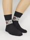 Шкарпетки чорні з орнаментом | 5226479
