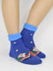 Шкарпетки сині з малюнком | 5226348