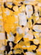 Палантин желтый с принтом | 5241609 | фото 2