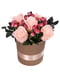 Букет з мила в кашпо «Персикові троянди» | 4897851 | фото 3