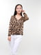 Блуза в леопардовый принт | 5263655