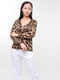 Блуза в леопардовый принт | 5263655 | фото 2