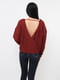Пуловер бордовый | 5263659 | фото 2