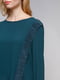 Блуза темно-зеленая | 3912415 | фото 3