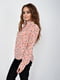 Блуза розовая в принт | 5275419 | фото 2