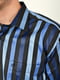 Рубашка синяя в полоску | 5276166 | фото 4