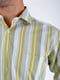 Рубашка цвета хаки в полоску | 5276345 | фото 5