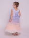 Платье лилово-персиковое | 5219271 | фото 2