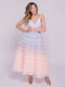 Платье лилово-персиковое | 5219271