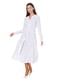 Платье белое в принт | 5281539 | фото 2