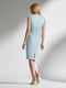 Сукня блакитна з аплікацією | 5115704 | фото 3