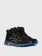 Кросівки чорні з логотипом SOFT GEMINI TREKKING SHOES WP 39Q4847-U901 | 5259897 | фото 2