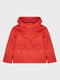 Куртка красно-оранжевая с принтом лыжная | 5259994