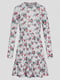 Сукня сіра в квітковий принт | 5282861 | фото 5