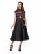 Платье черно-серо-розового цвета | 5291312 | фото 3