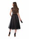 Платье черно-серо-розового цвета | 5291312 | фото 4