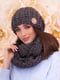 Комплект: шапка и шарф-снуд | 5270976 | фото 2