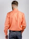 Рубашка оранжевая в полоску | 3108390 | фото 5