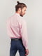 Рубашка светло-розовая в полоску | 3108421 | фото 6