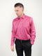 Рубашка темно-розовая в полоску | 3108431 | фото 4