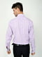 Рубашка фиолетовая в полоску | 5287825 | фото 3