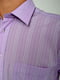Рубашка фиолетовая в полоску | 5287825 | фото 4