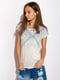 Блуза молочного цвета с орнаментом | 5298922 | фото 3